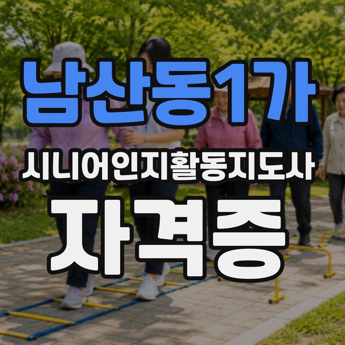 남산동1가 시니어인지활동지도사 자격증