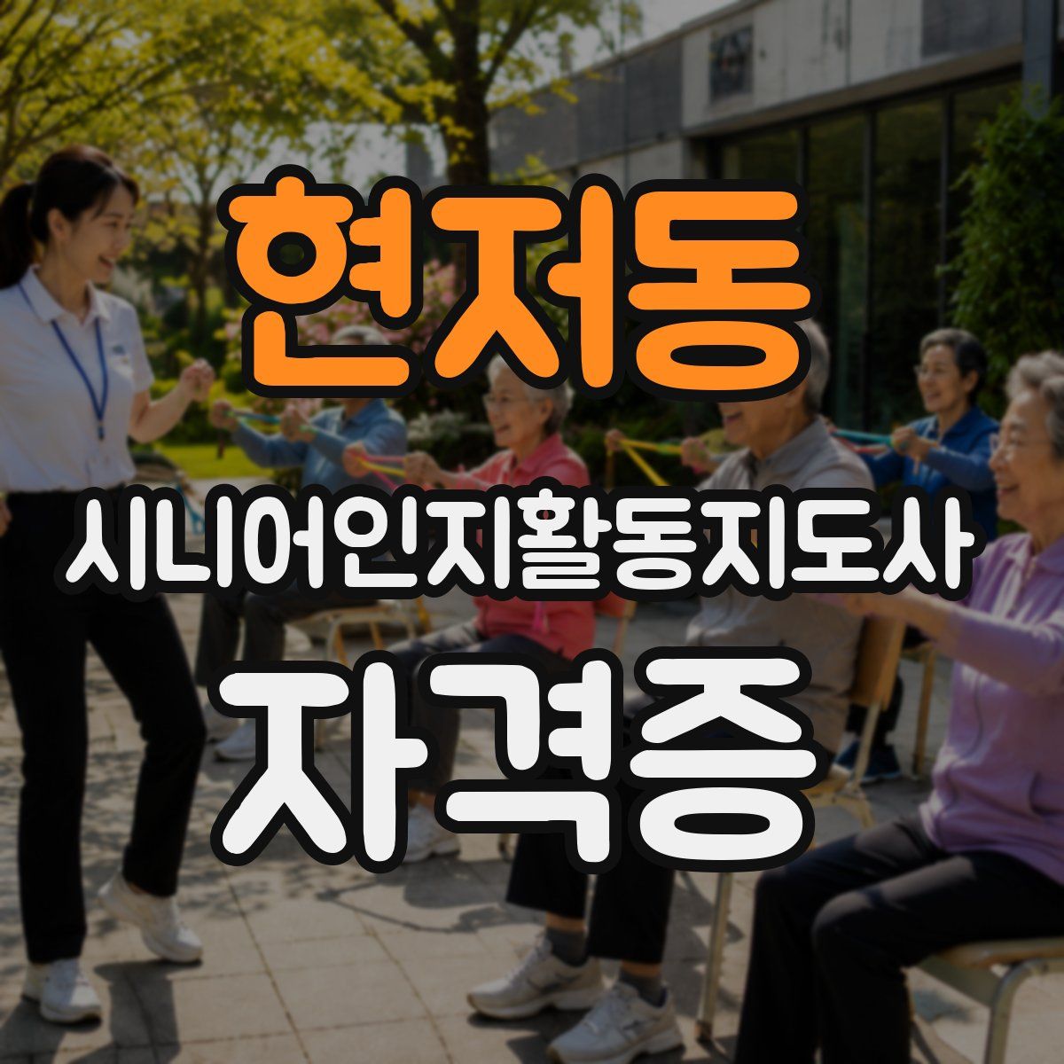 현저동 시니어인지활동지도사 자격증