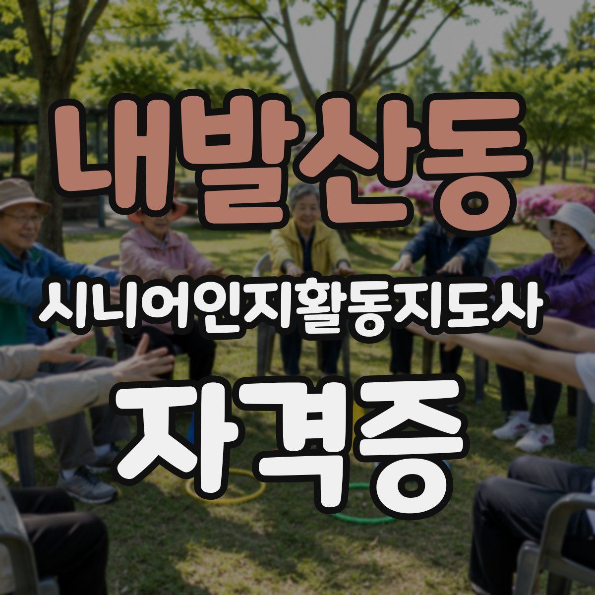 내발산동 시니어인지활동지도사 자격증