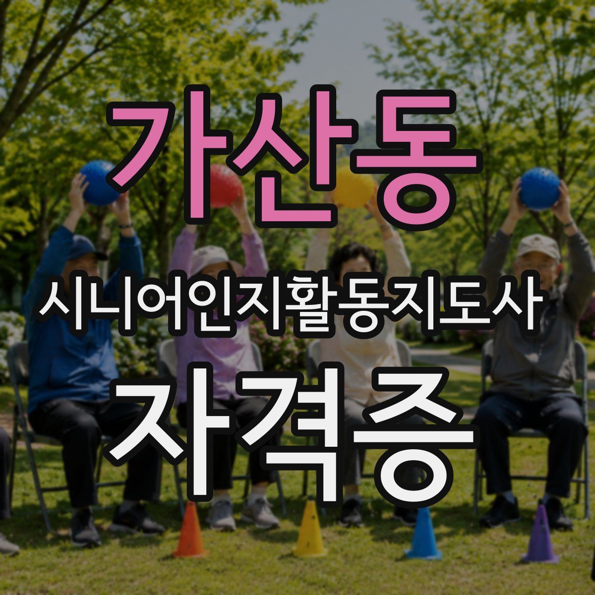 가산동 시니어인지활동지도사 자격증