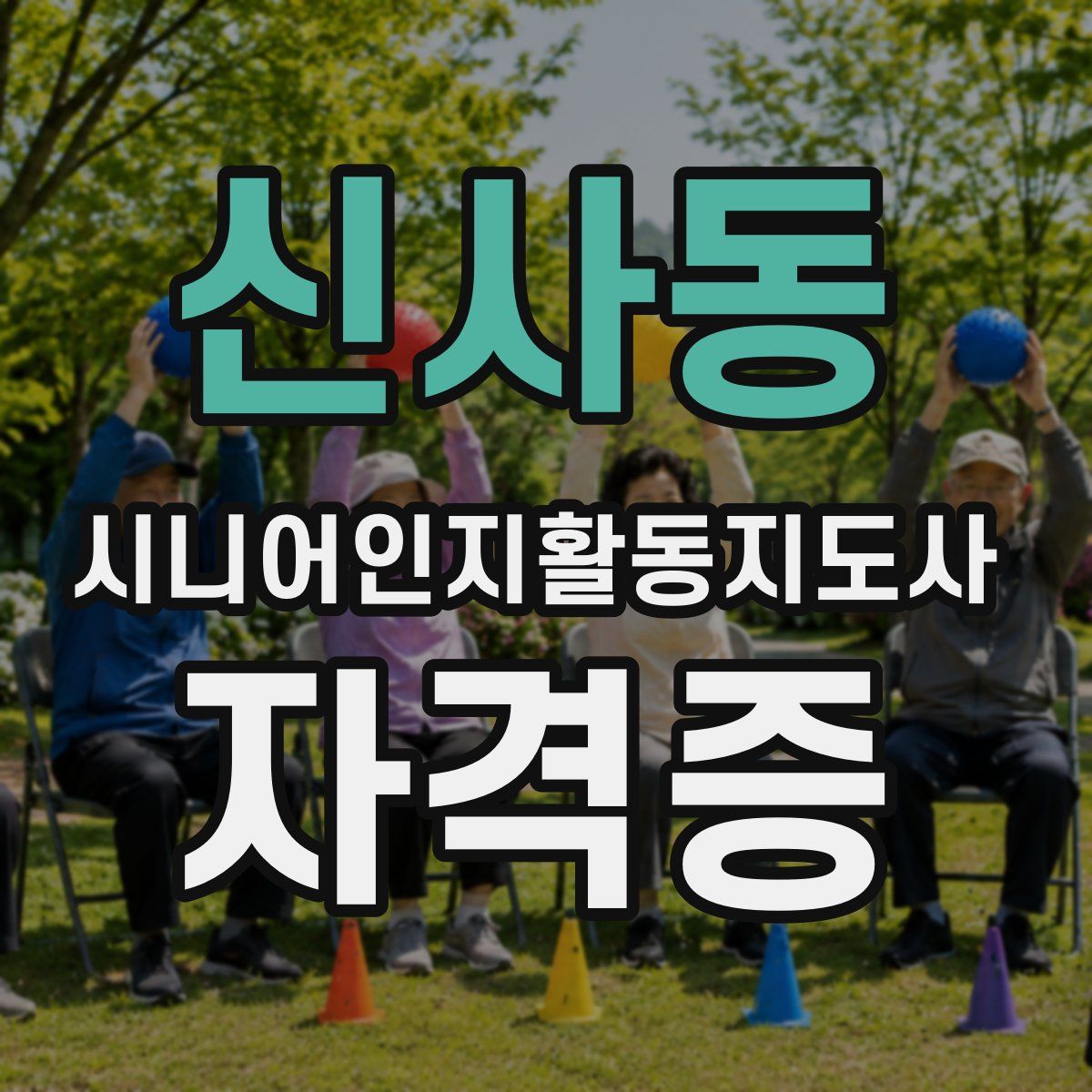 신사동 시니어인지활동지도사 자격증