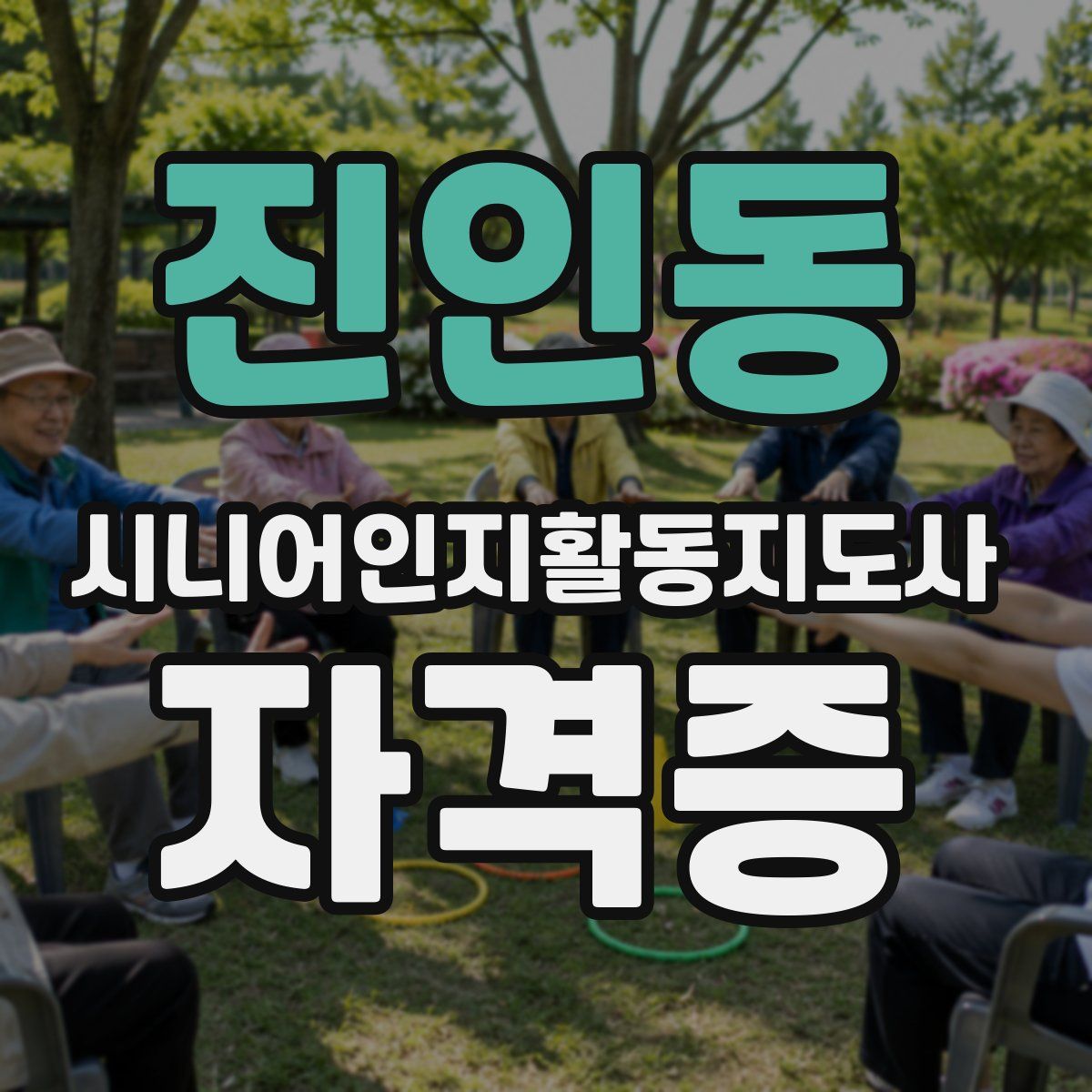 진인동 시니어인지활동지도사 자격증