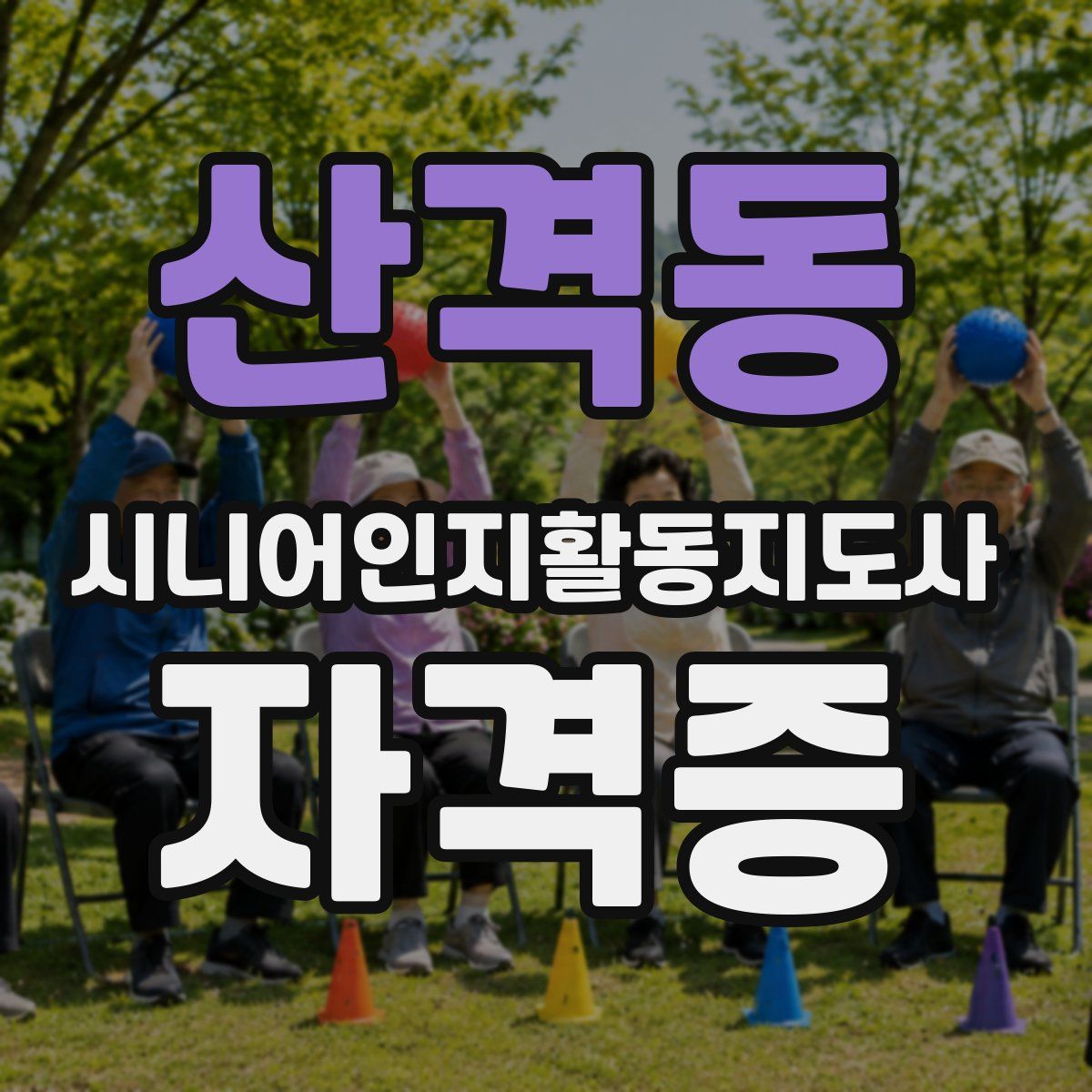 산격동 시니어인지활동지도사 자격증