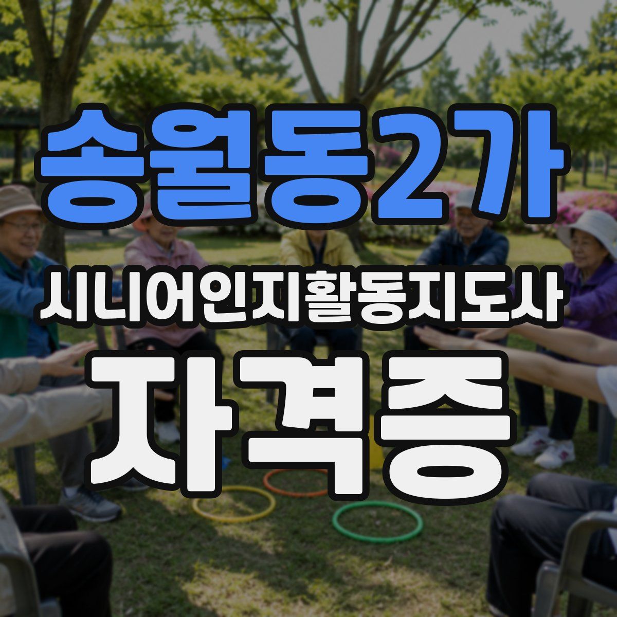 송월동2가 시니어인지활동지도사 자격증