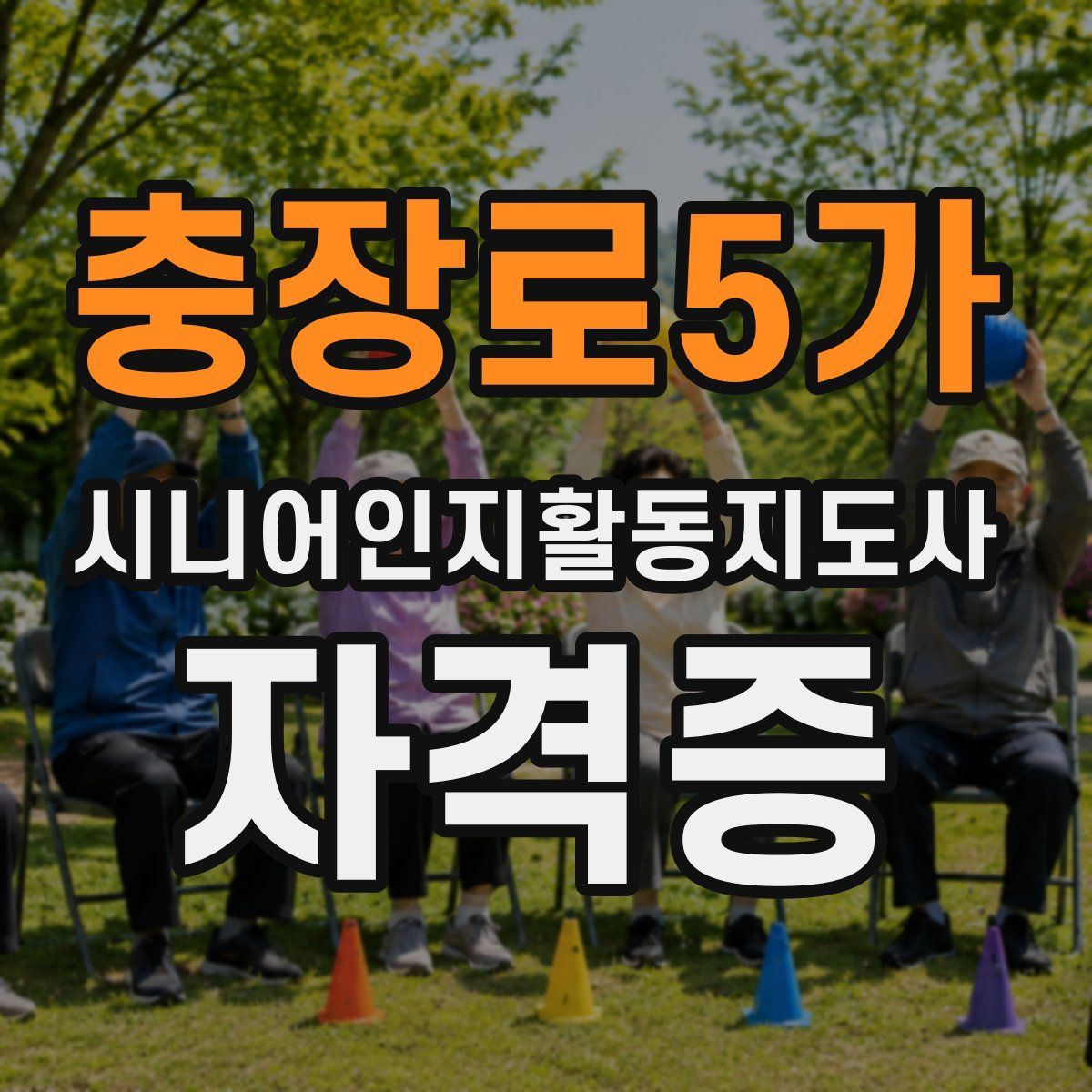 충장로5가 시니어인지활동지도사 자격증