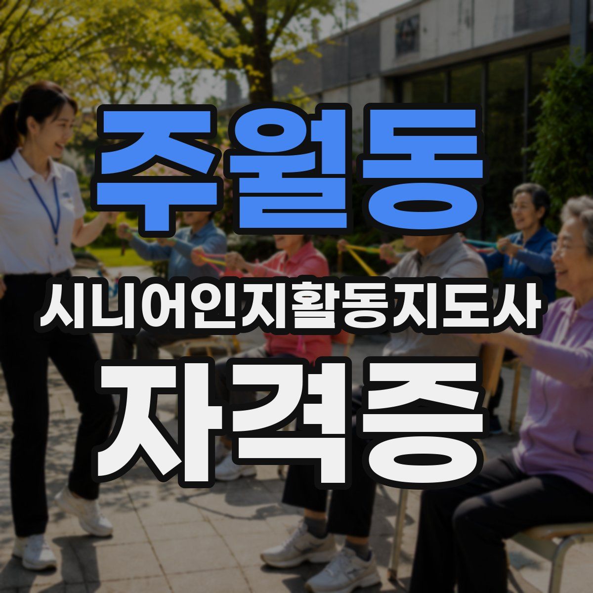 주월동 시니어인지활동지도사 자격증