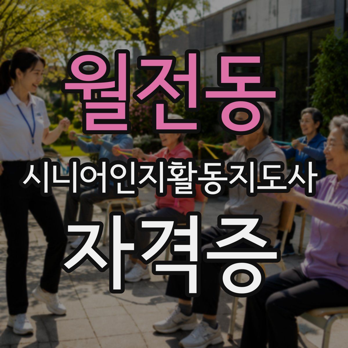 월전동 시니어인지활동지도사 자격증