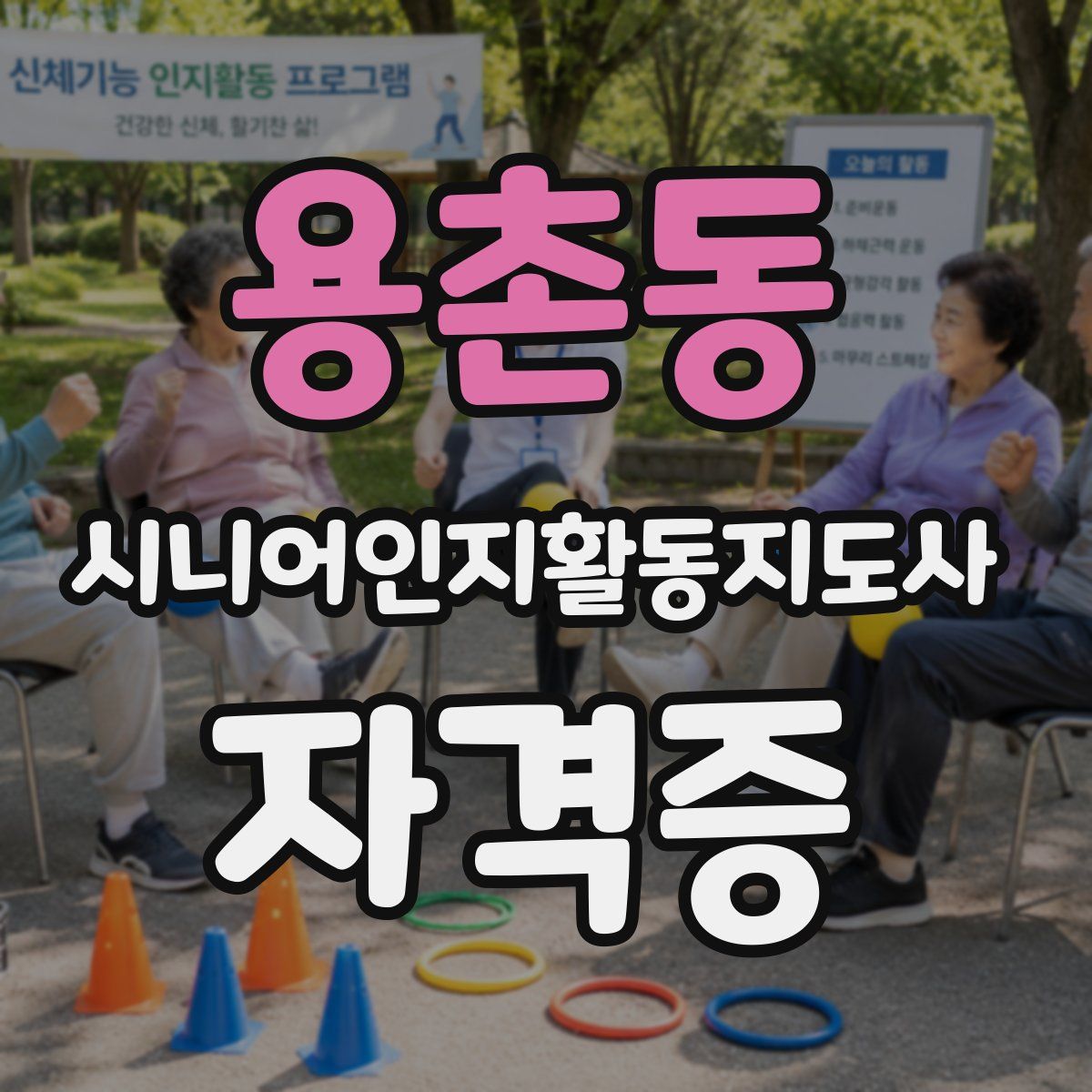 용촌동 시니어인지활동지도사 자격증