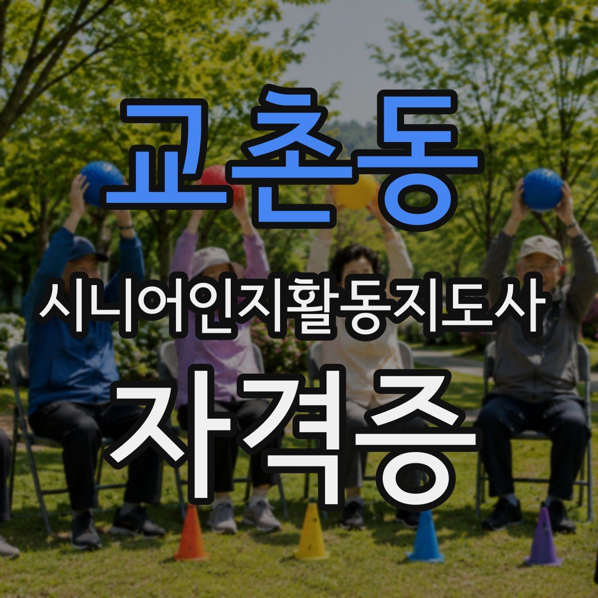 교촌동 시니어인지활동지도사 자격증