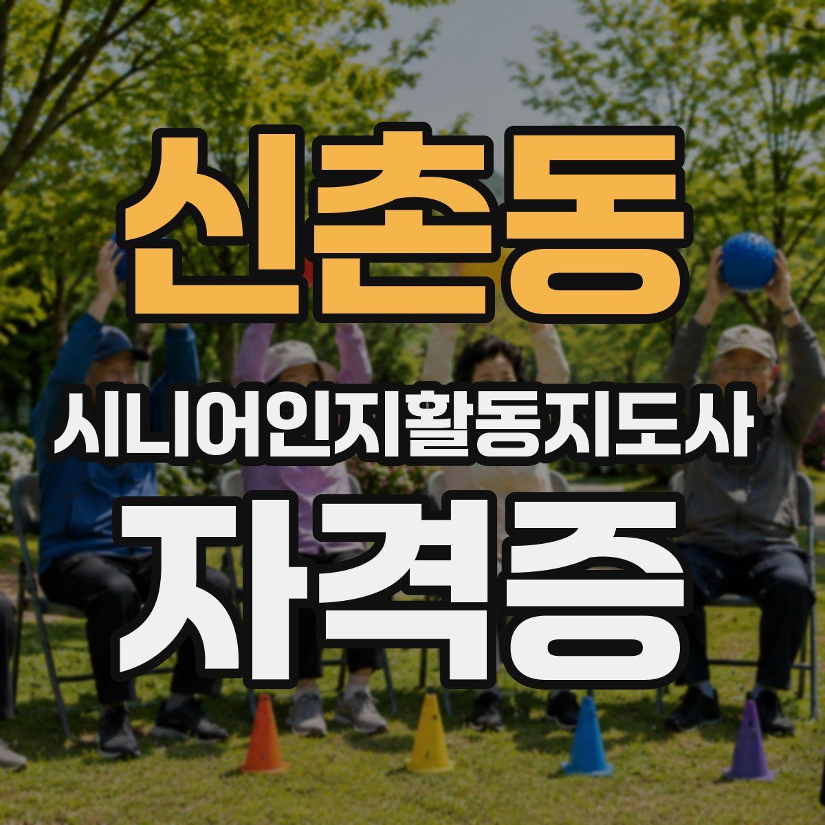 신촌동 시니어인지활동지도사 자격증