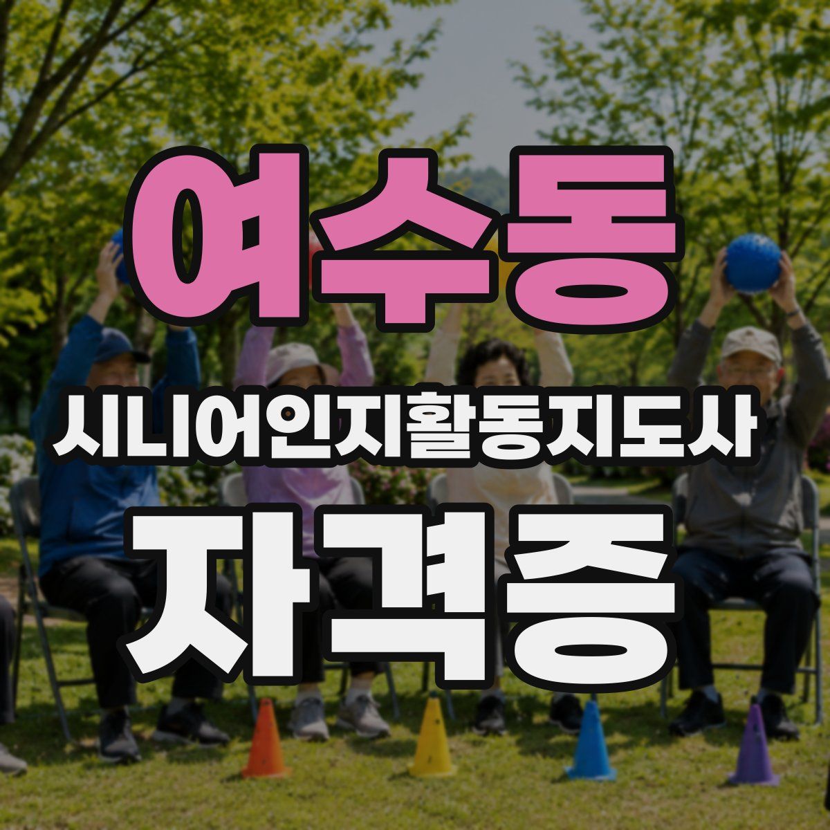 여수동 시니어인지활동지도사 자격증