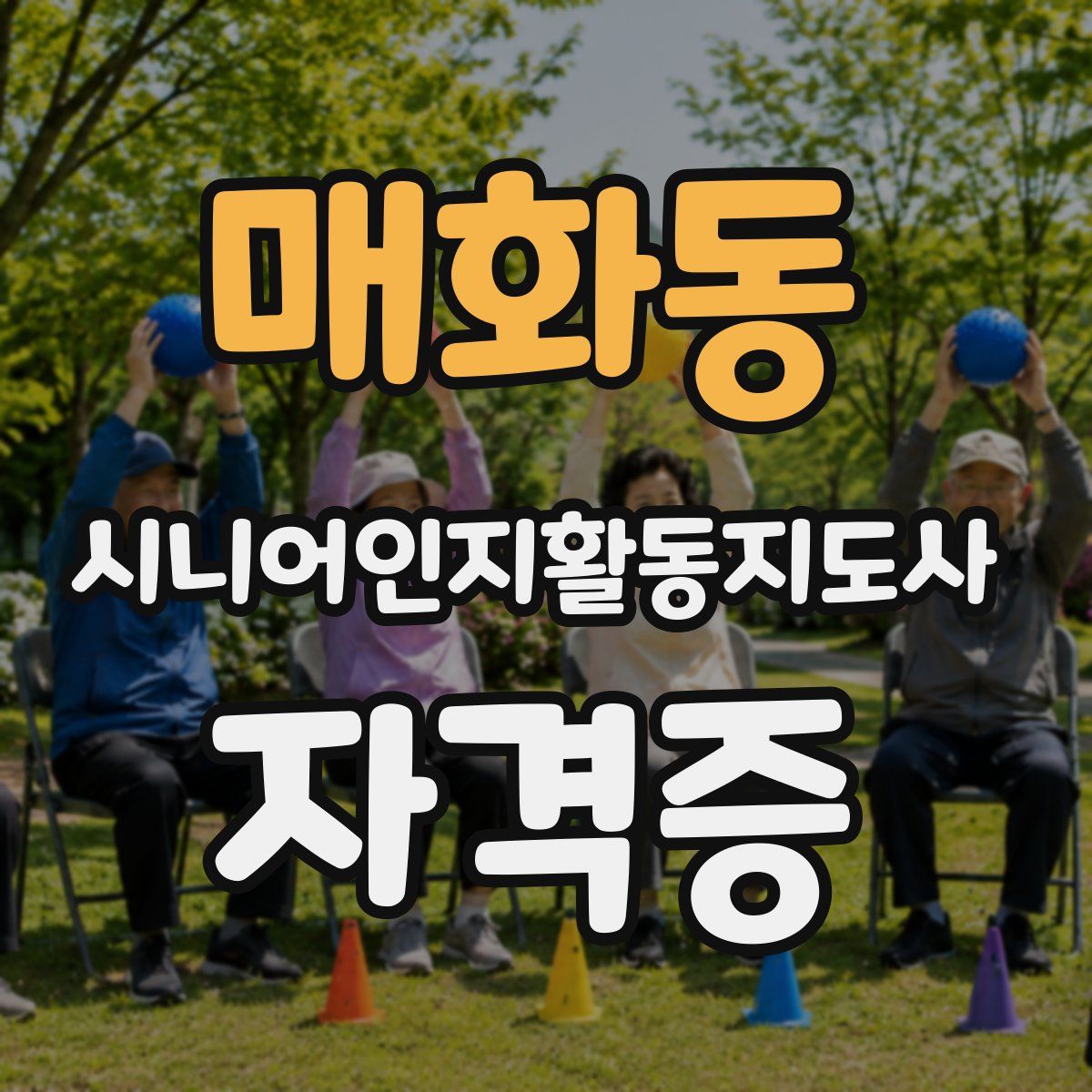 매화동 시니어인지활동지도사 자격증