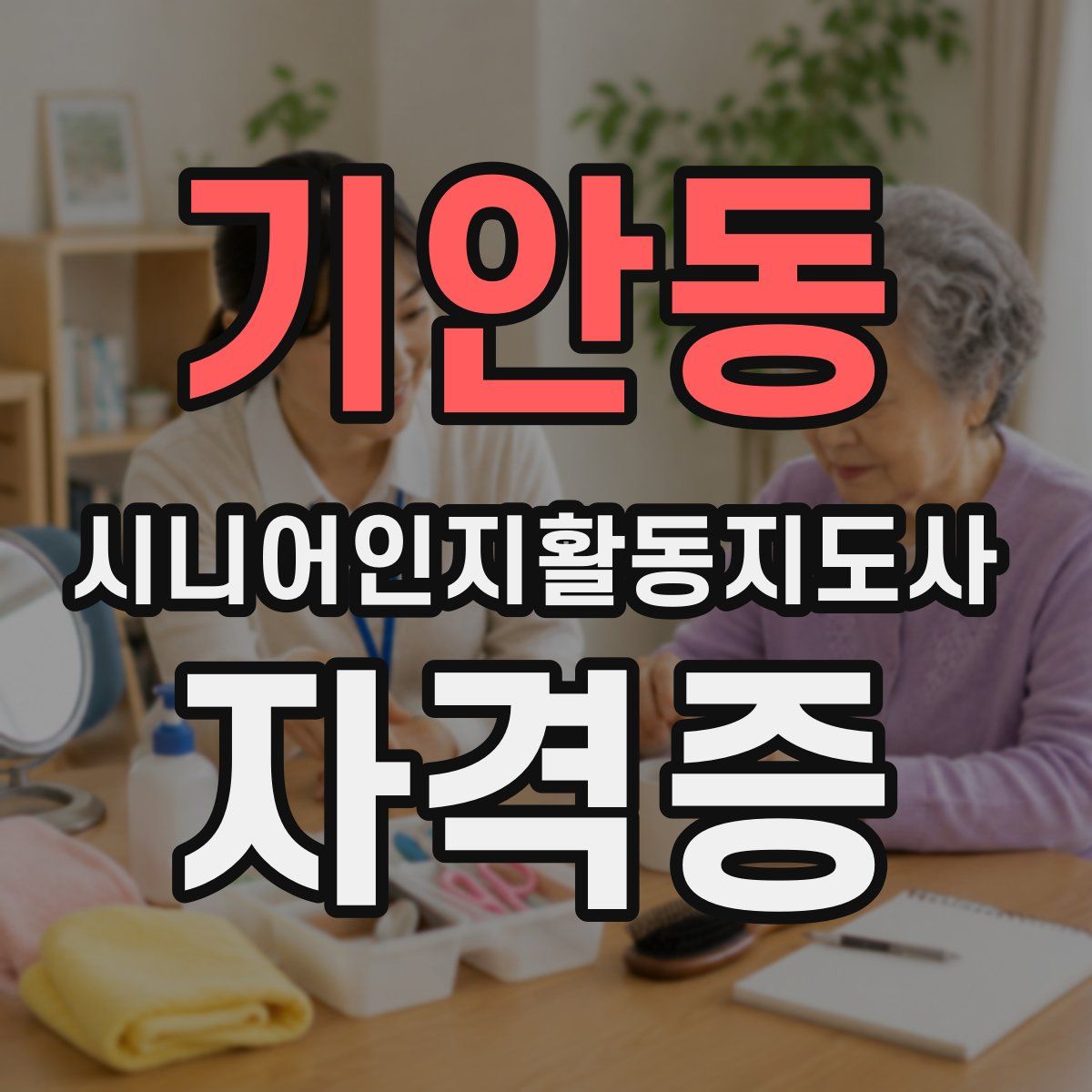 기안동 시니어인지활동지도사 자격증