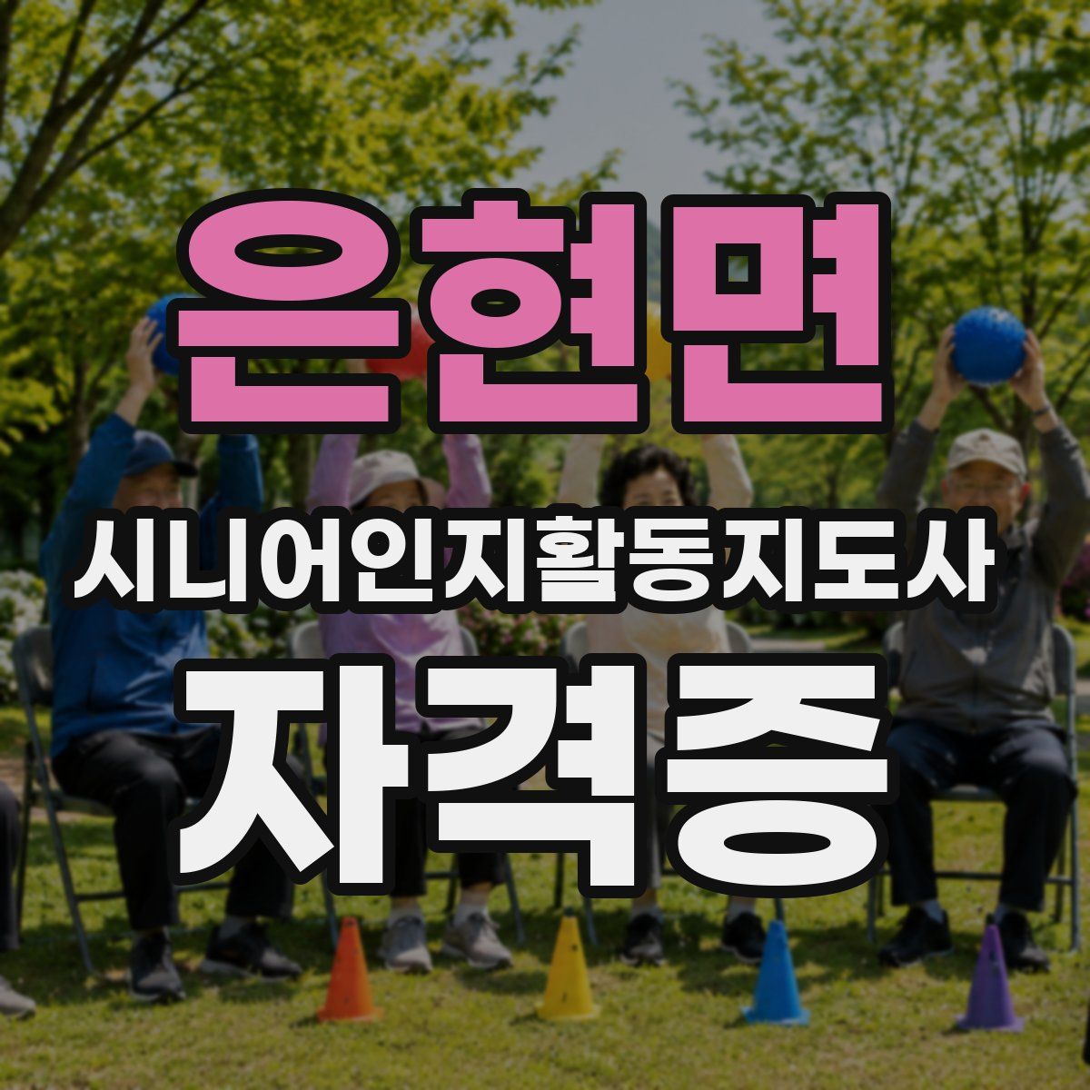 은현면 시니어인지활동지도사 자격증