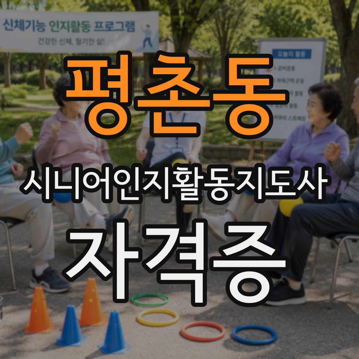 평촌동 시니어인지활동지도사 자격증