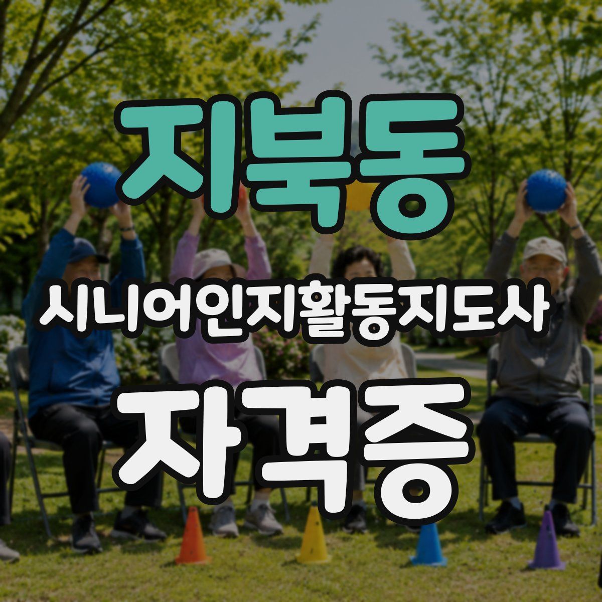 지북동 시니어인지활동지도사 자격증