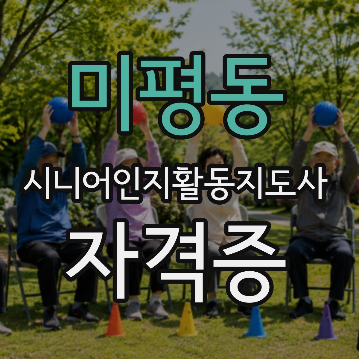 미평동 시니어인지활동지도사 자격증
