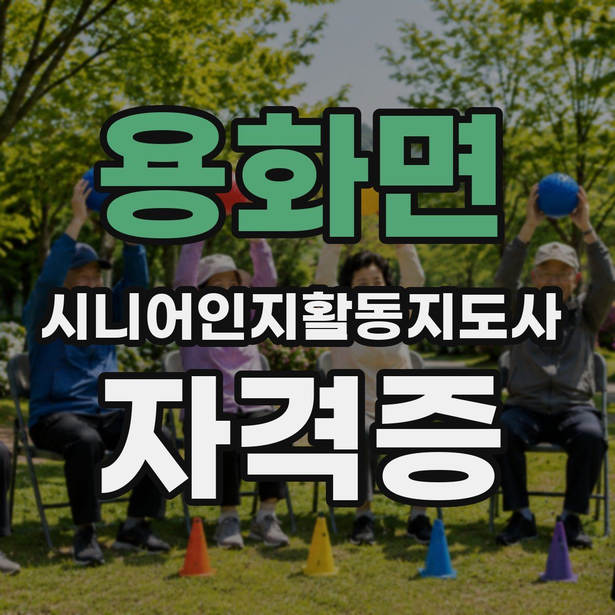 용화면 시니어인지활동지도사 자격증