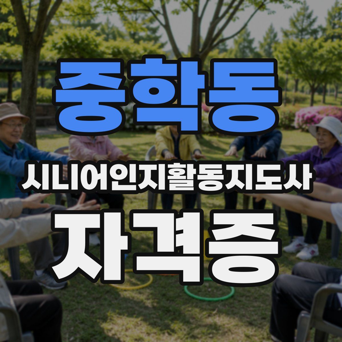 중학동 시니어인지활동지도사 자격증