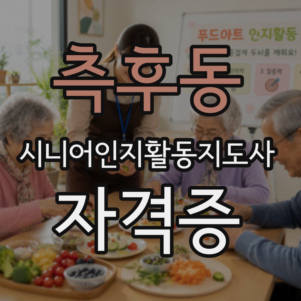 측후동 시니어인지활동지도사 자격증