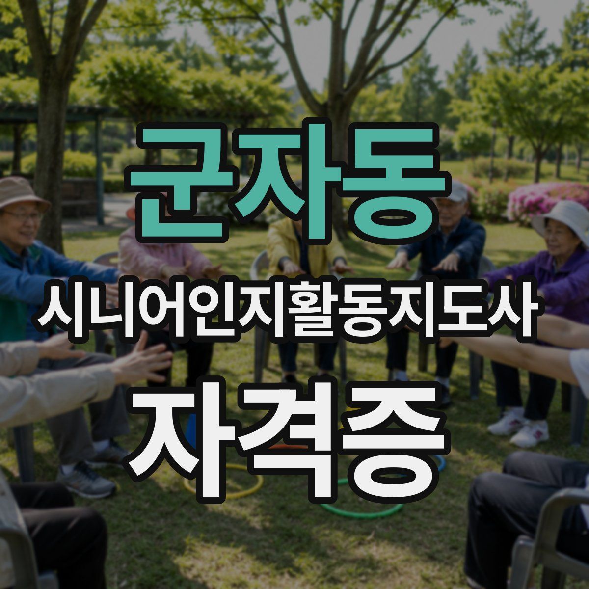 군자동 시니어인지활동지도사 자격증