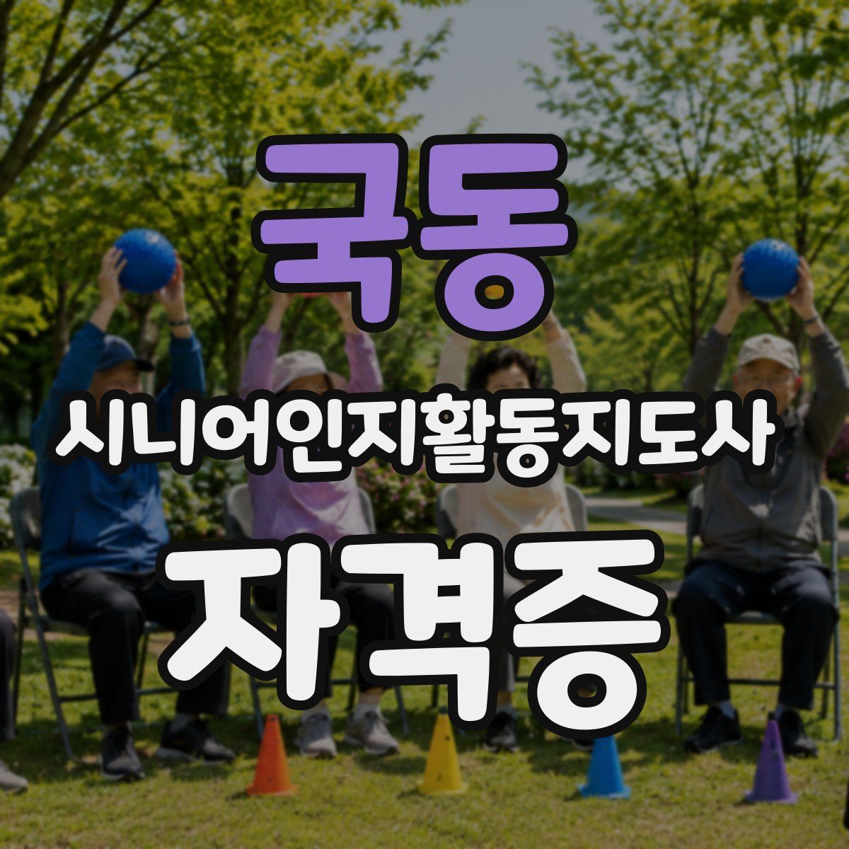 국동 시니어인지활동지도사 자격증