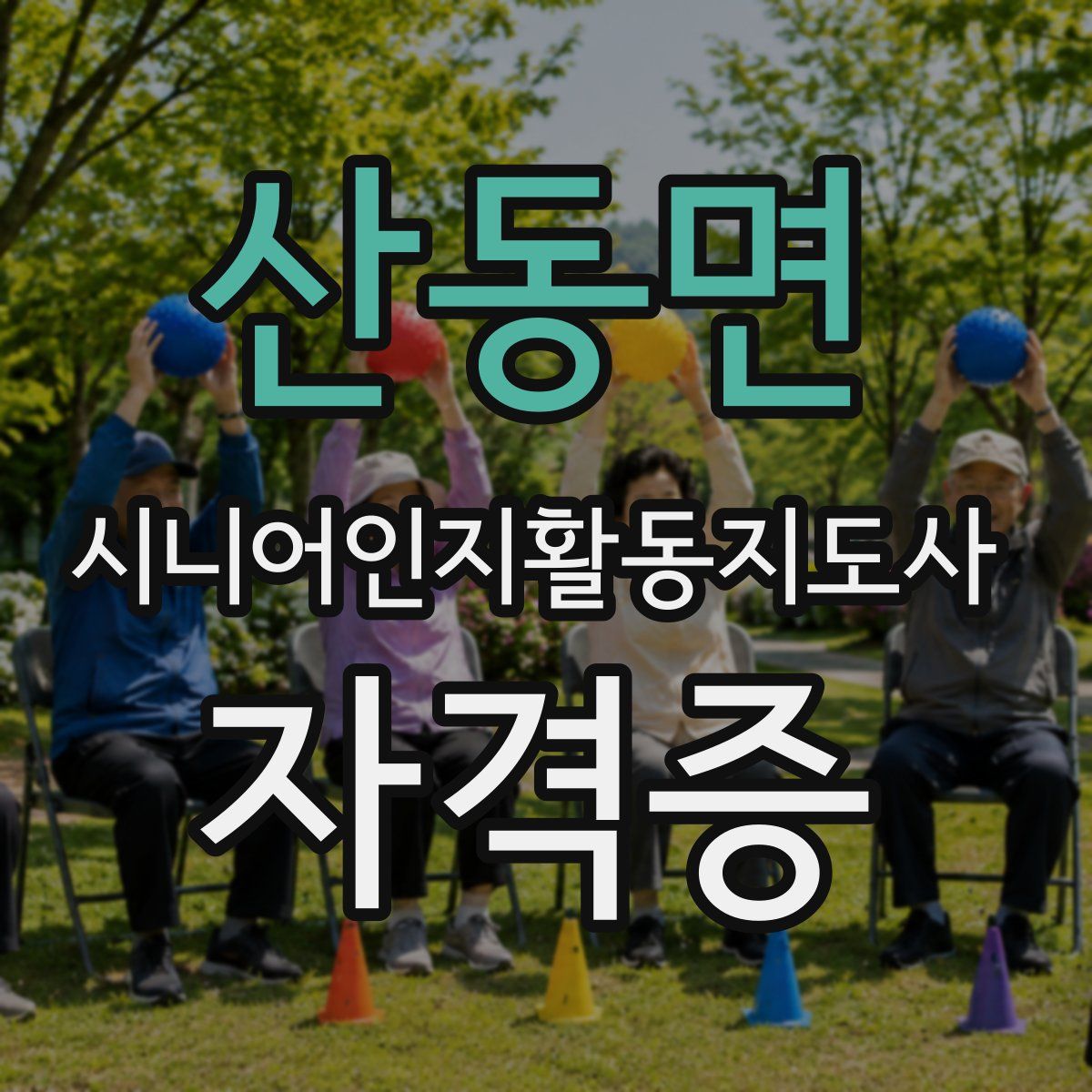 산동면 시니어인지활동지도사 자격증