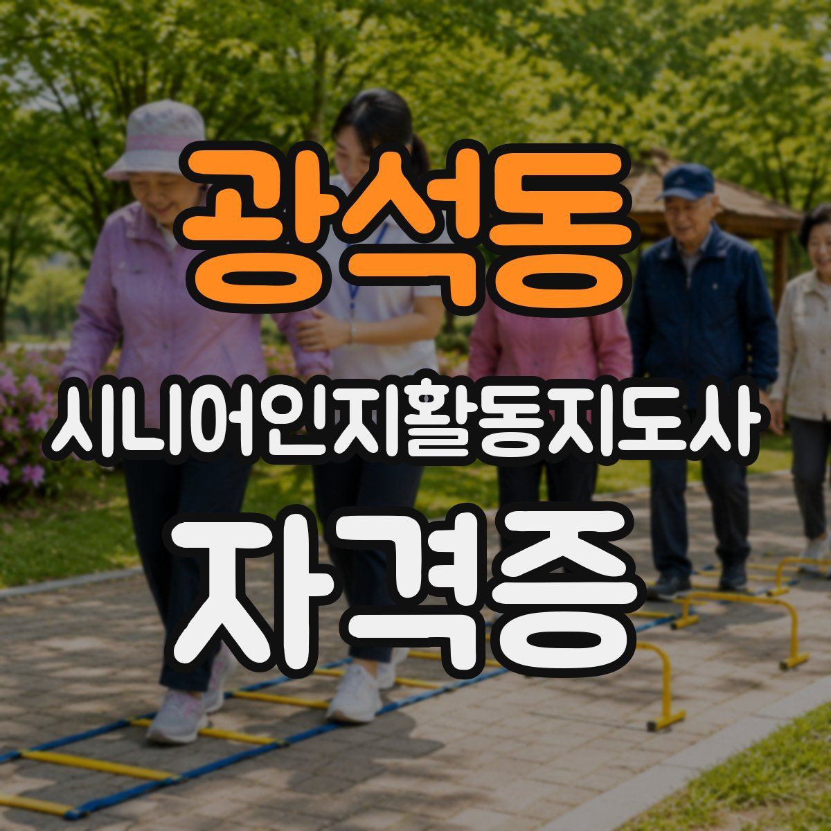 광석동 시니어인지활동지도사 자격증