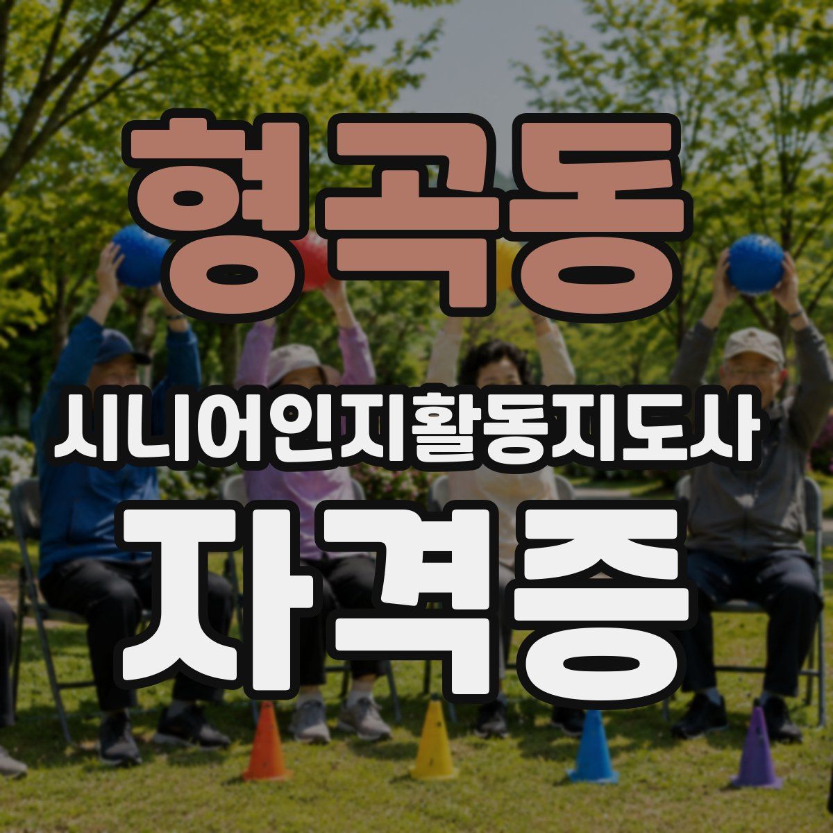 형곡동 시니어인지활동지도사 자격증