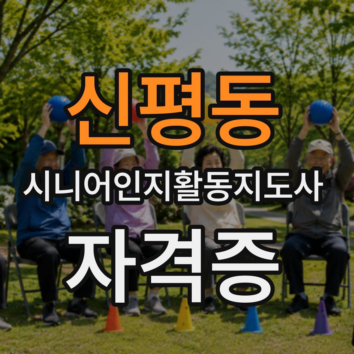 신평동 시니어인지활동지도사 자격증