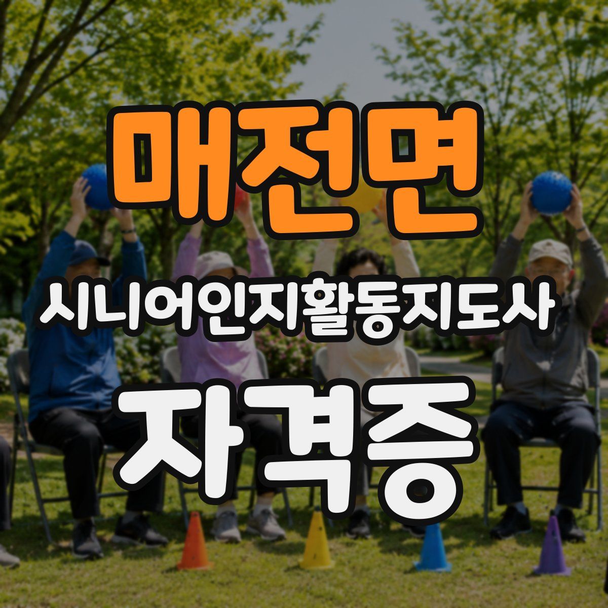 매전면 시니어인지활동지도사 자격증
