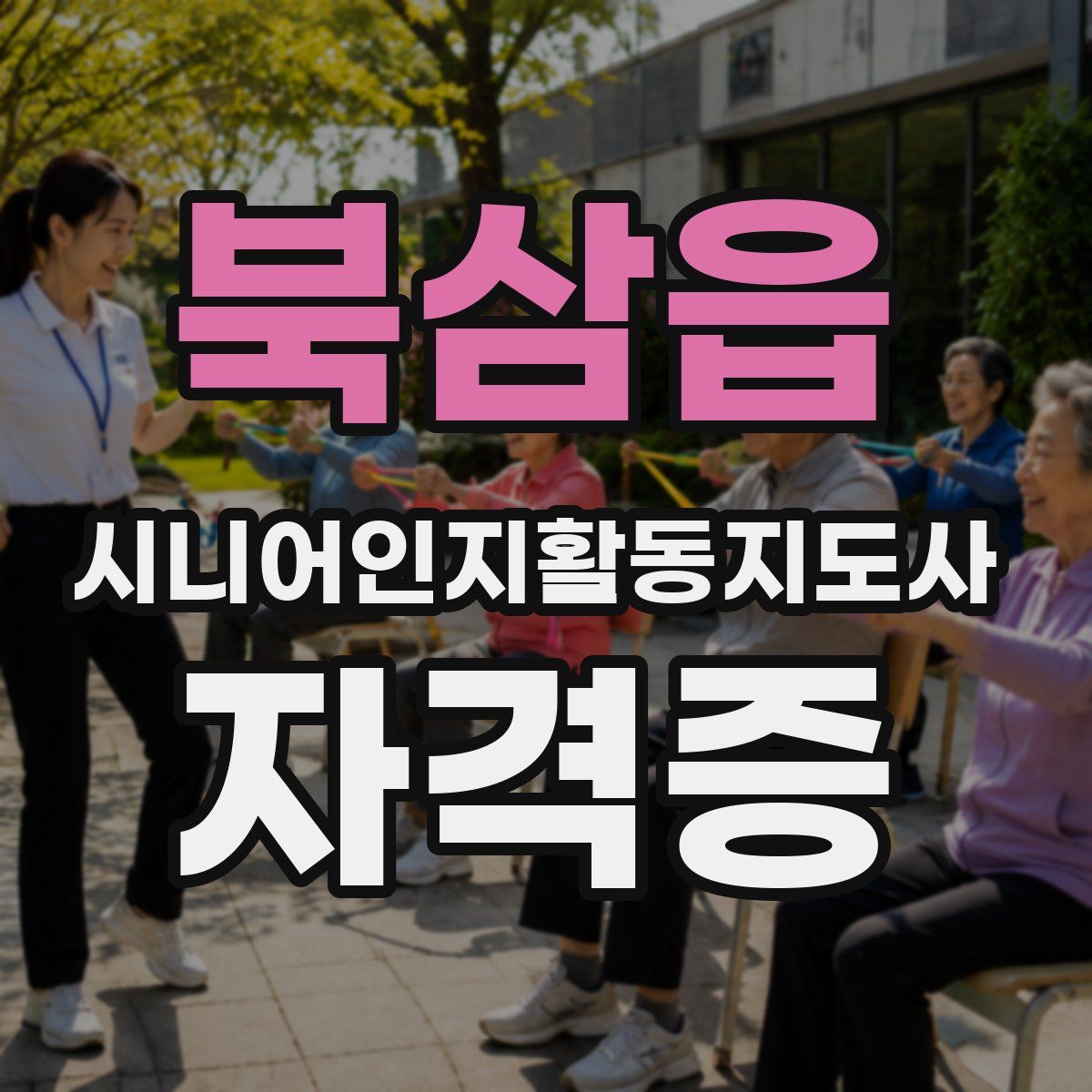 북삼읍 시니어인지활동지도사 자격증