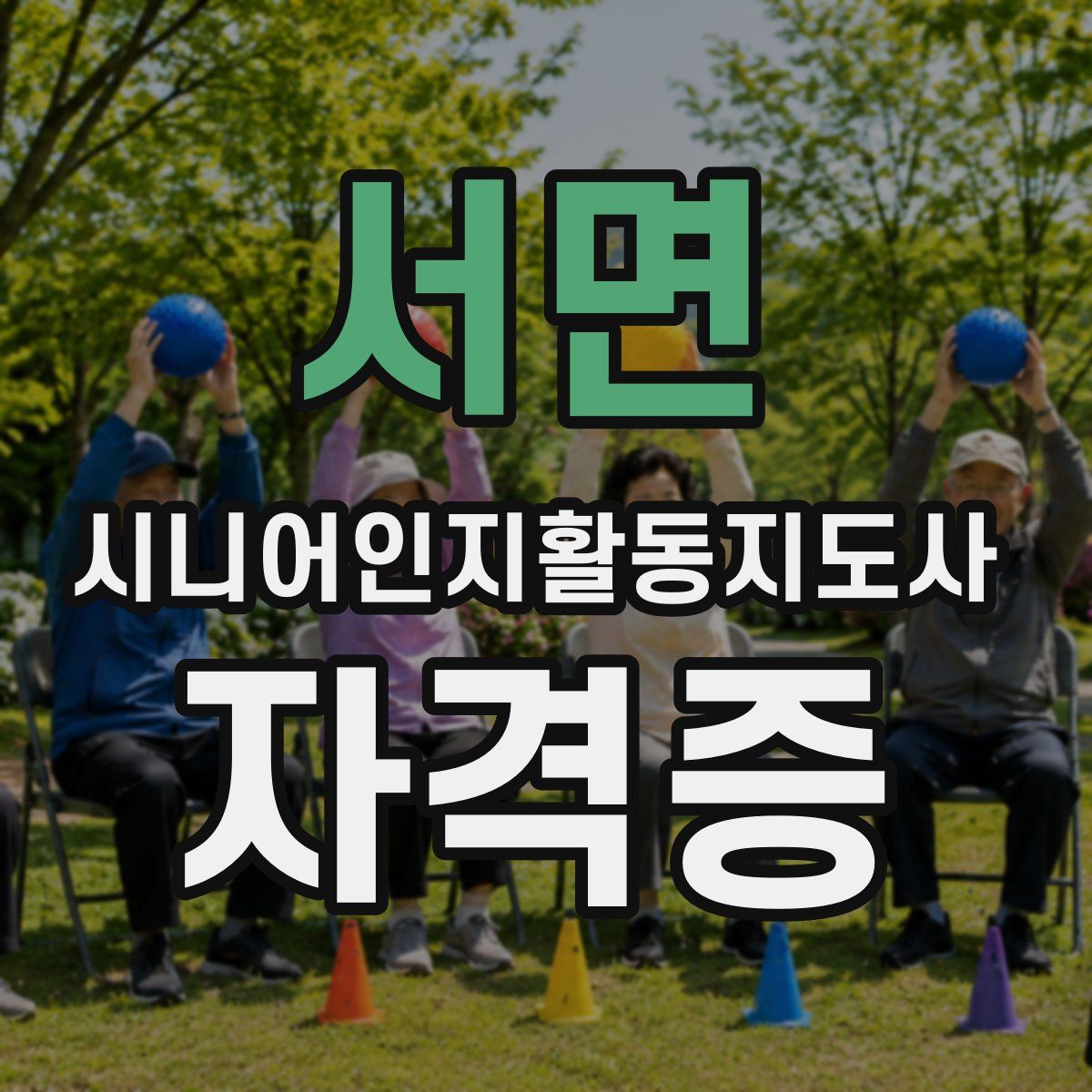 서면 시니어인지활동지도사 자격증