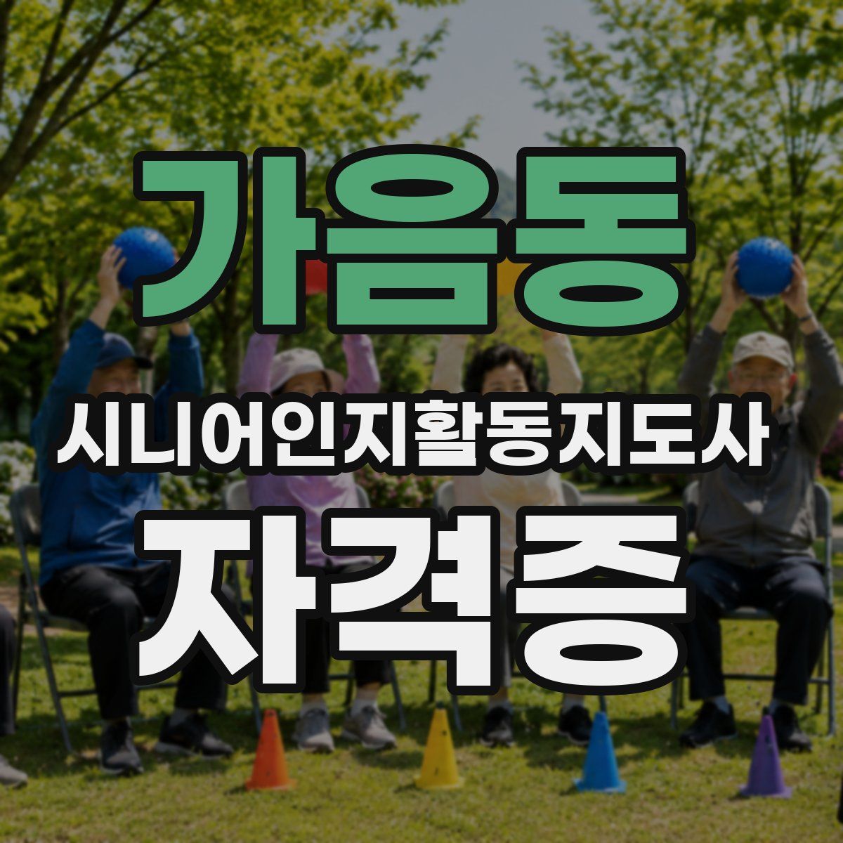 가음동 시니어인지활동지도사 자격증