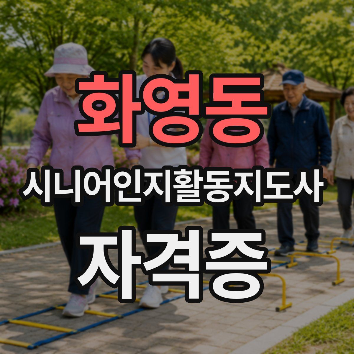 화영동 시니어인지활동지도사 자격증