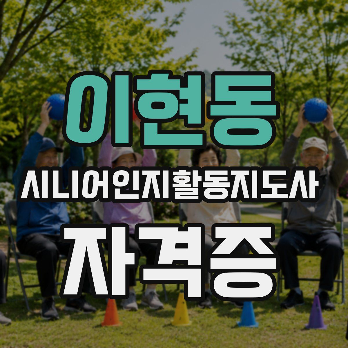 이현동 시니어인지활동지도사 자격증