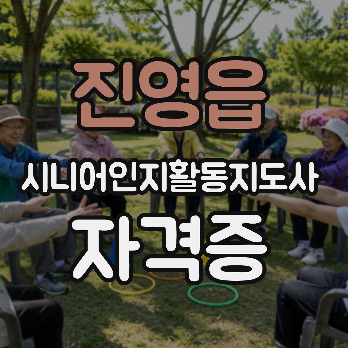 진영읍 시니어인지활동지도사 자격증