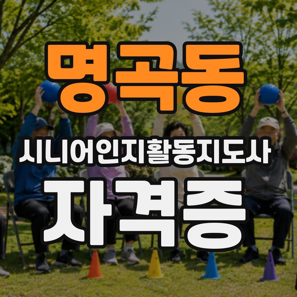 명곡동 시니어인지활동지도사 자격증