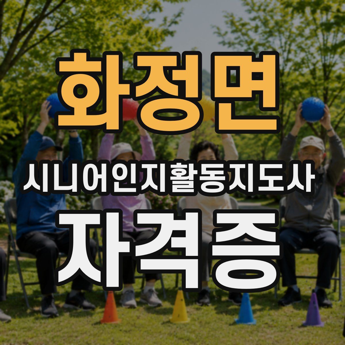 화정면 시니어인지활동지도사 자격증