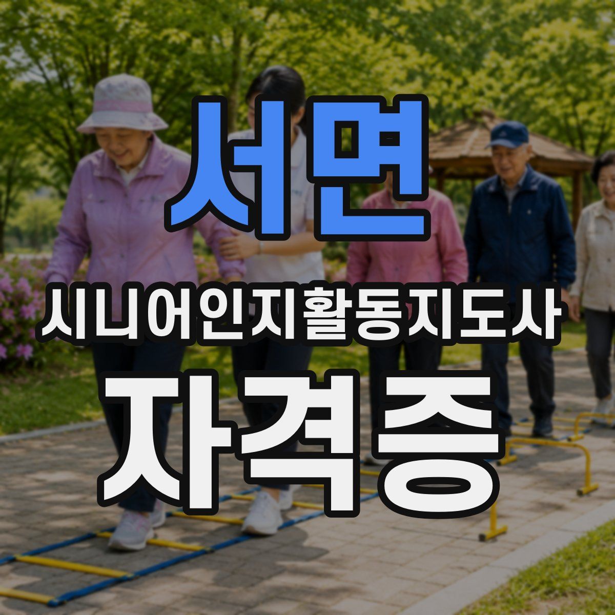 서면 시니어인지활동지도사 자격증