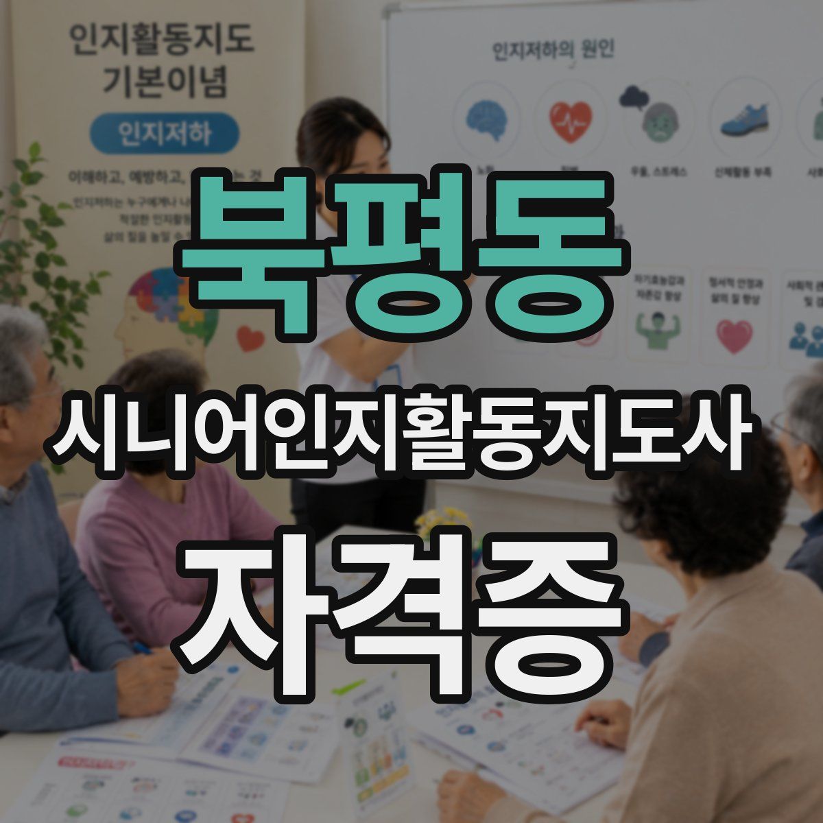 북평동 시니어인지활동지도사 자격증