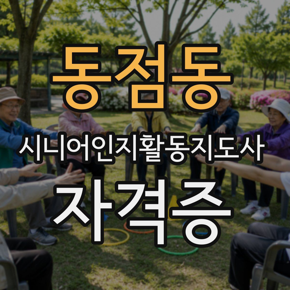 동점동 시니어인지활동지도사 자격증