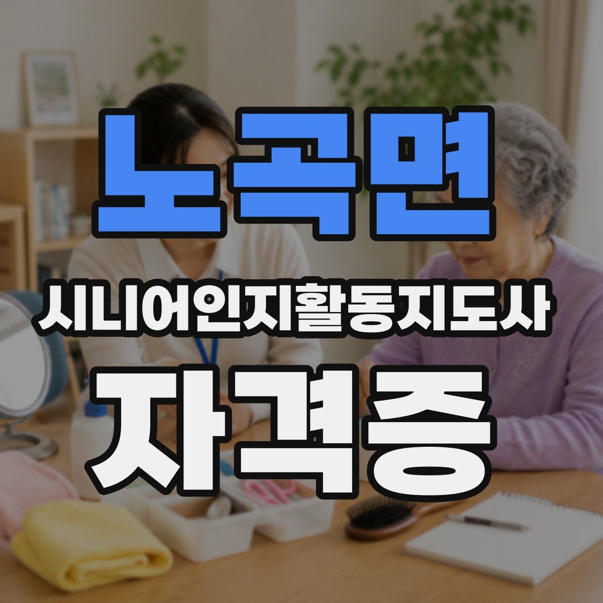 노곡면 시니어인지활동지도사 자격증