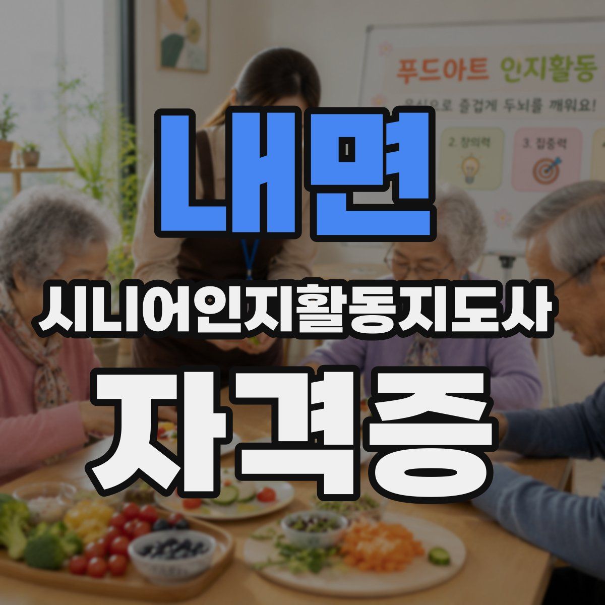 내면 시니어인지활동지도사 자격증