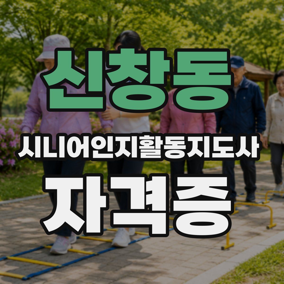 신창동 시니어인지활동지도사 자격증
