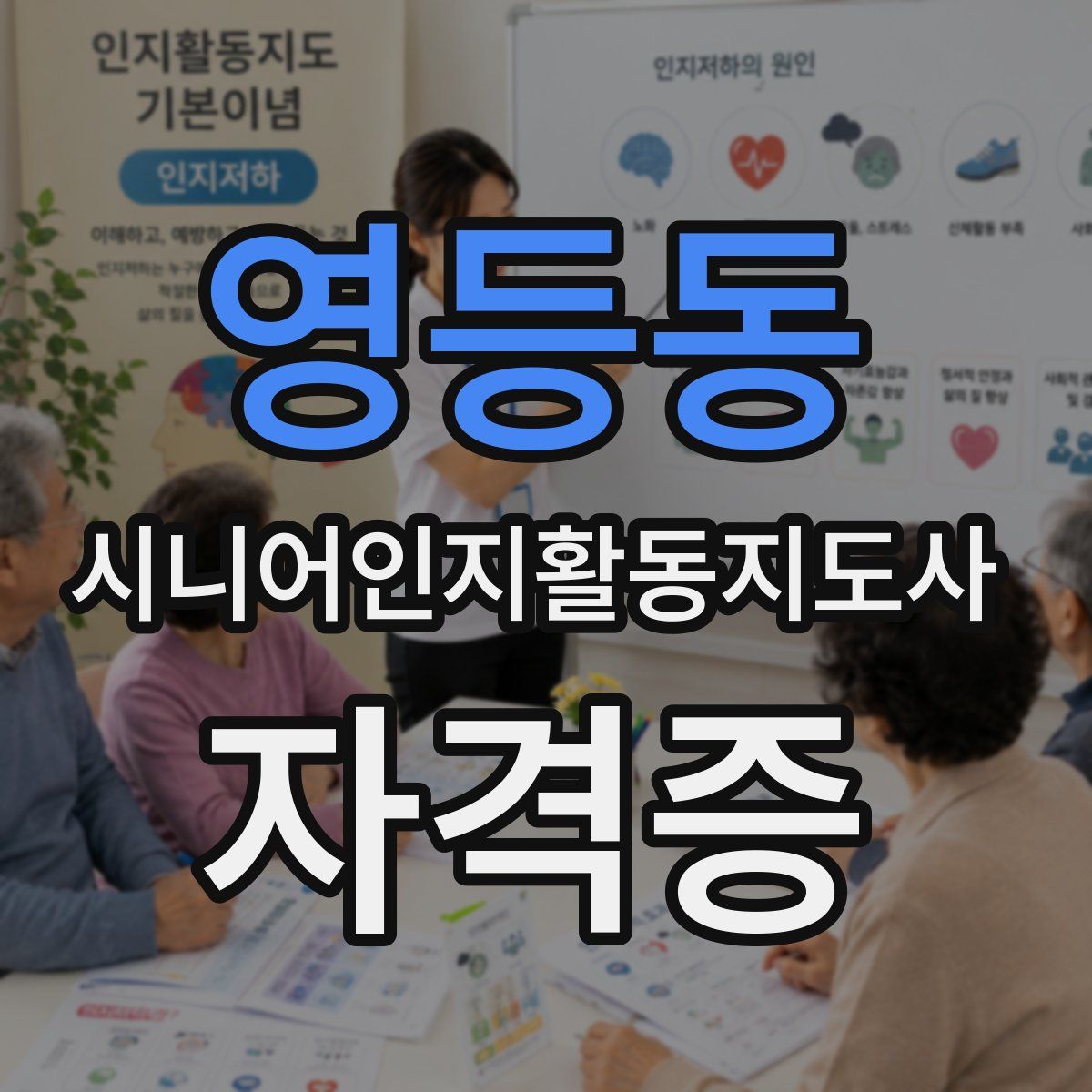 영등동 시니어인지활동지도사 자격증