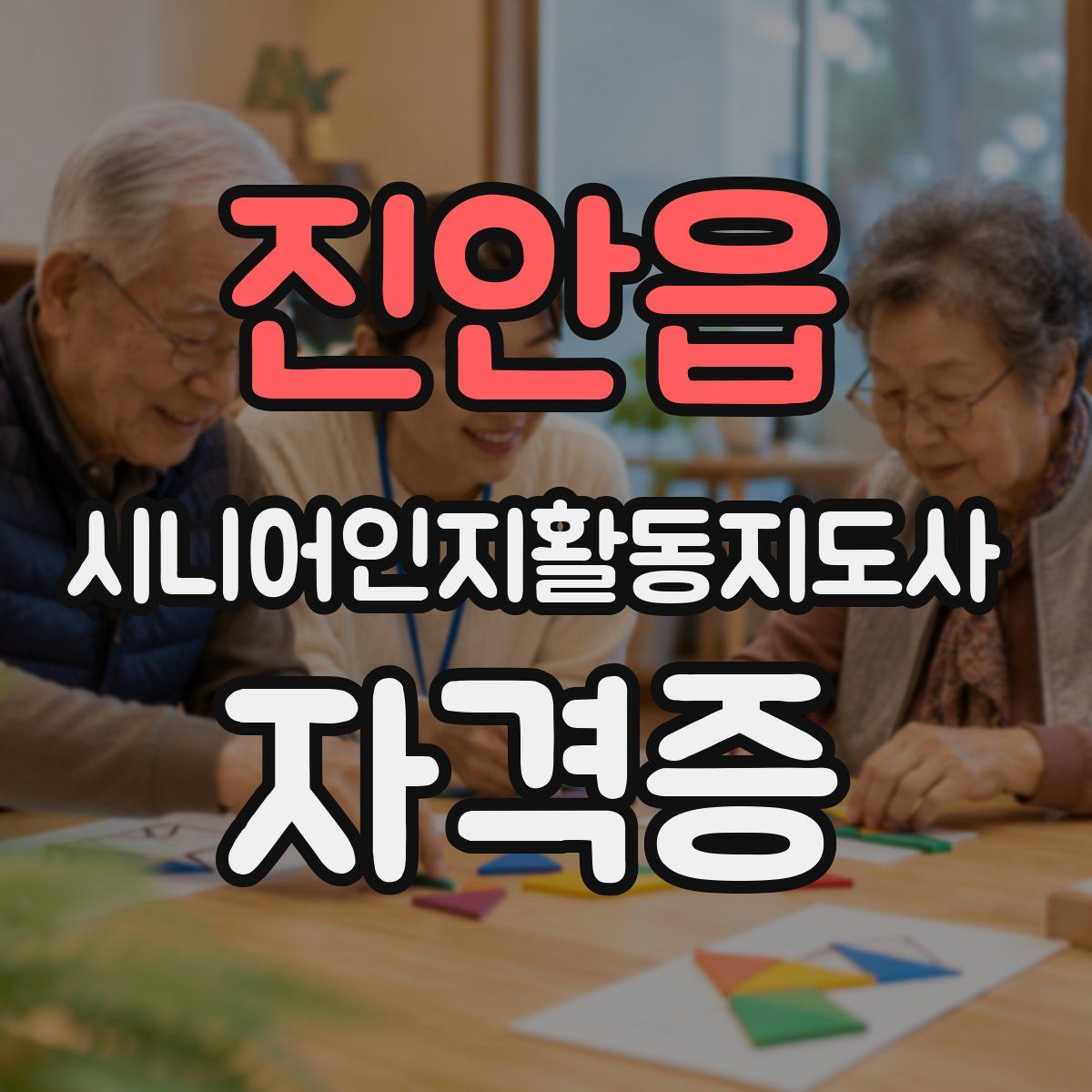 진안읍 시니어인지활동지도사 자격증