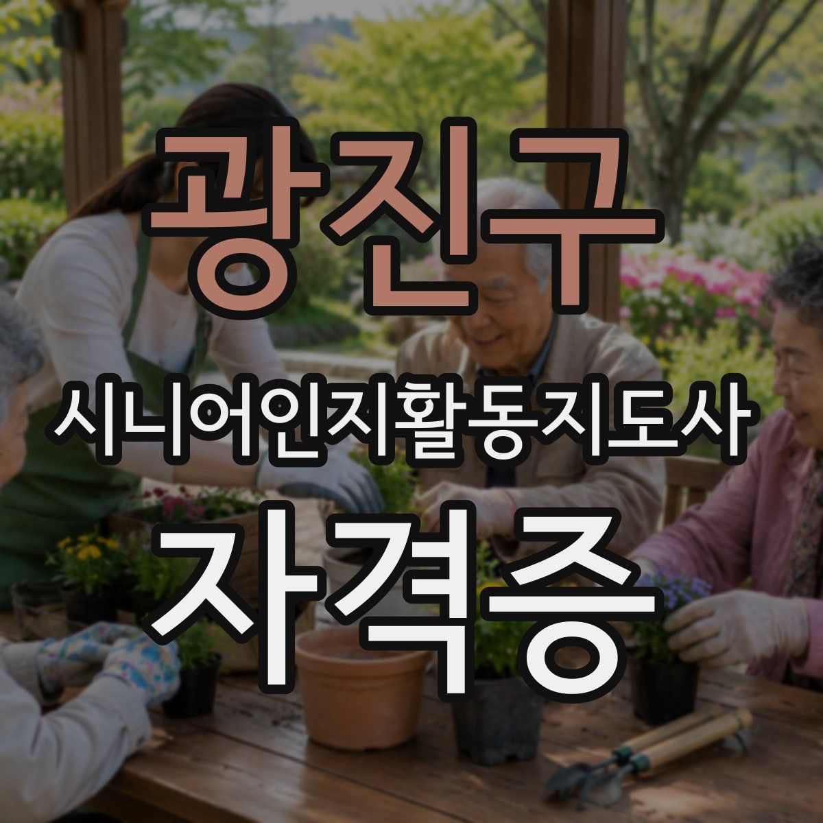 광진구 시니어인지활동지도사 자격증