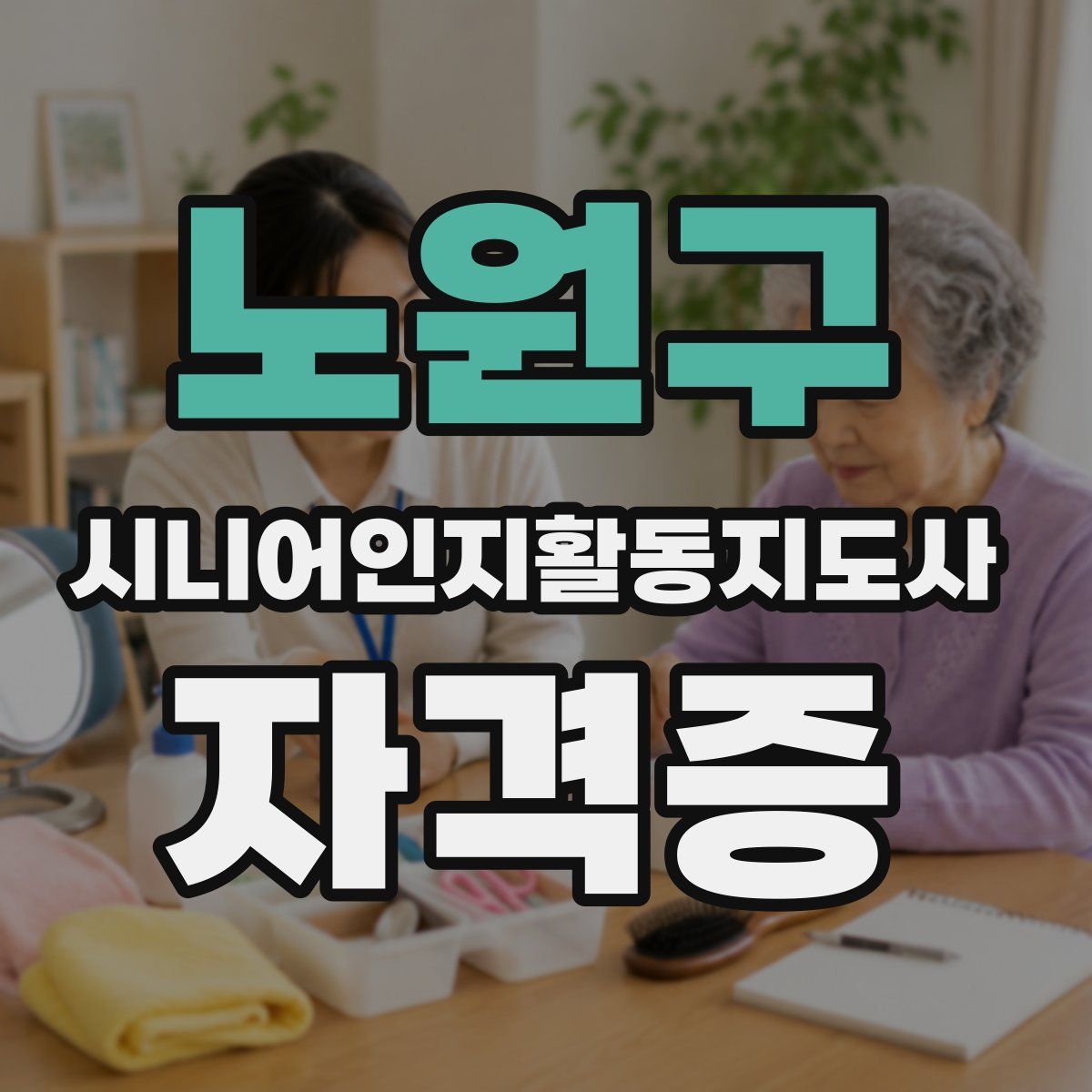 노원구 시니어인지활동지도사 자격증