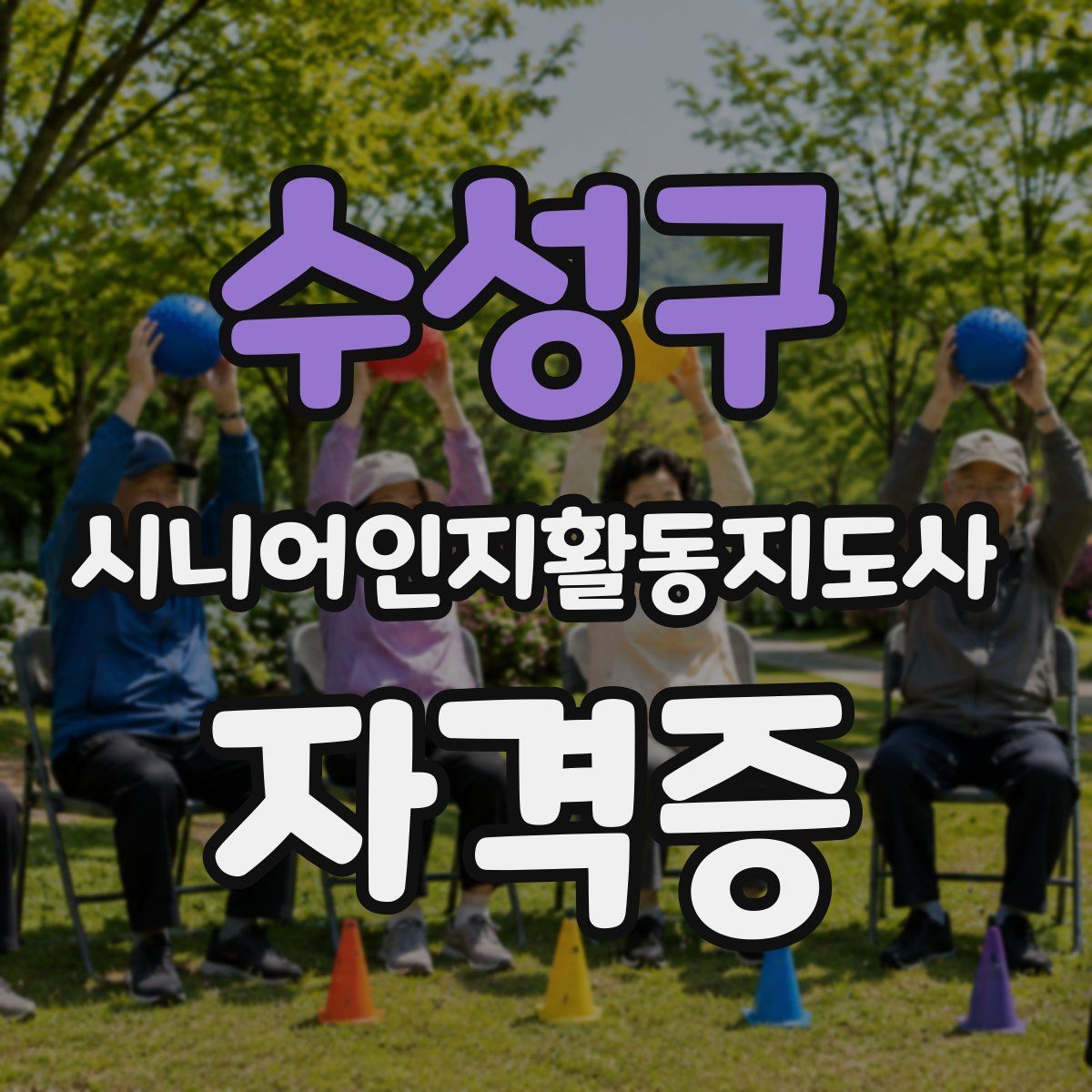 수성구 시니어인지활동지도사 자격증